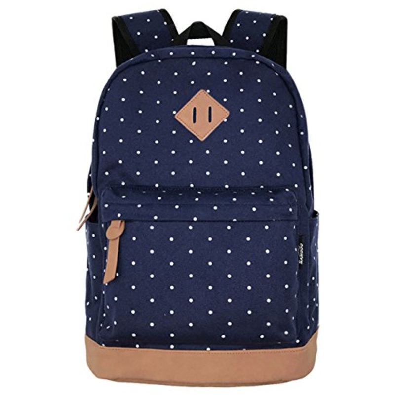 Samgoo Unisex Packable Lightweight Canvas College Backpacks Travel Hiking Laptop Backpack