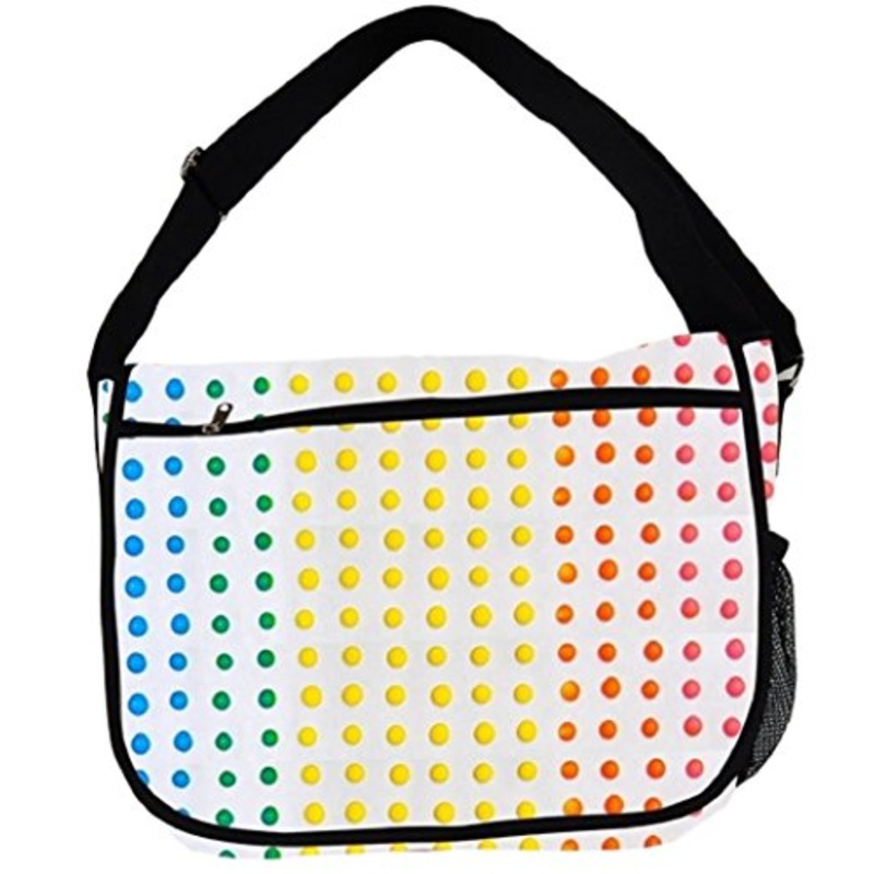 Sweets-A-Riffic Candy Messenger Bag (Button Candy)