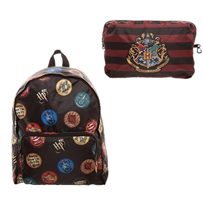 Harry Potter Hogwarts Packable Lightweight Backpack Sublimated Print School Bag