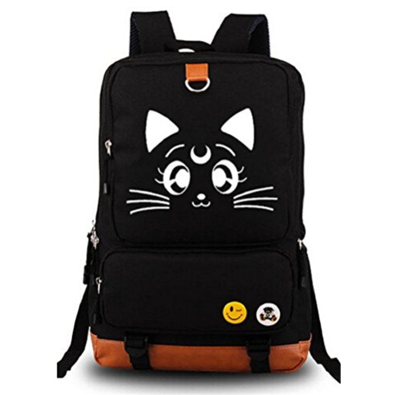 Siawasey Sailor Moon Anime Usagi Tsukino Luna Cosplay Bookbag Backpack Shoulder Bag School Bag