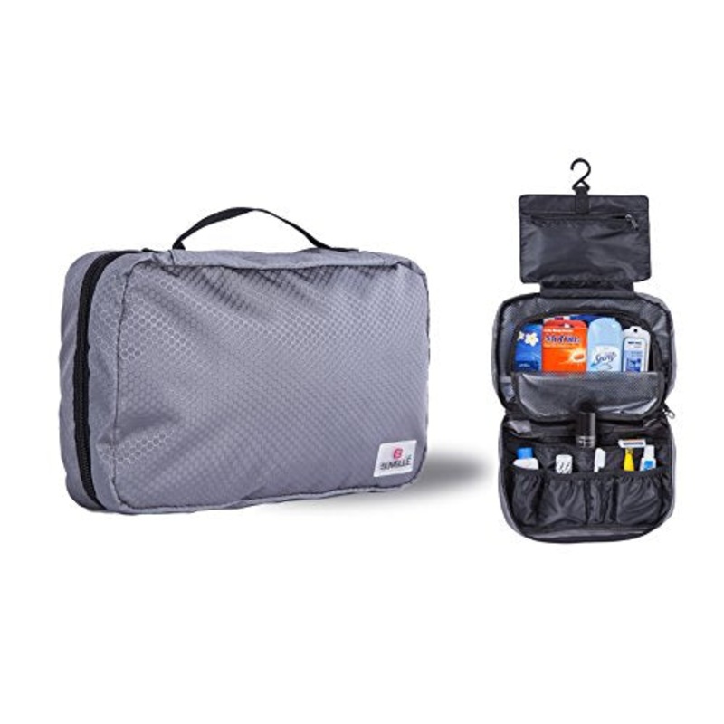 Suvelle Hanging Toiletry Travel Kit Organizer Cosmetic Bag