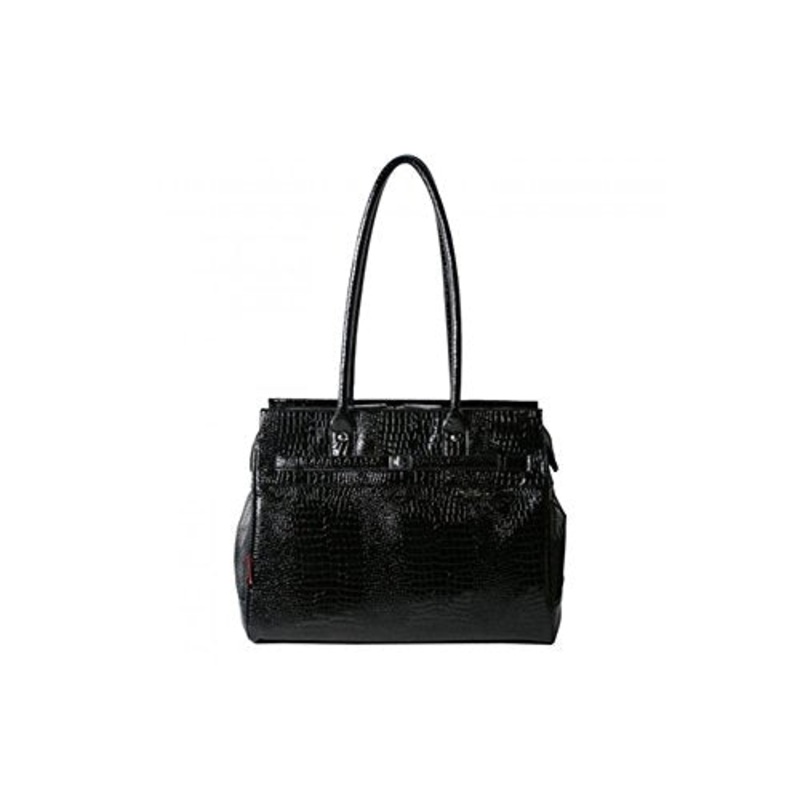 Bark-N-Bag Exotic Line Patent Croco Pet Carrier