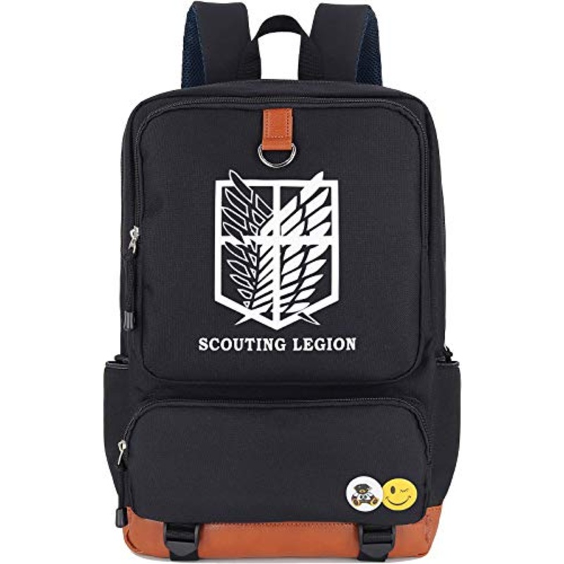 Roffatide Anime Attack on Titan Luminous Backpack Cosplay Scouting Legion Laptop Bag College School Bag