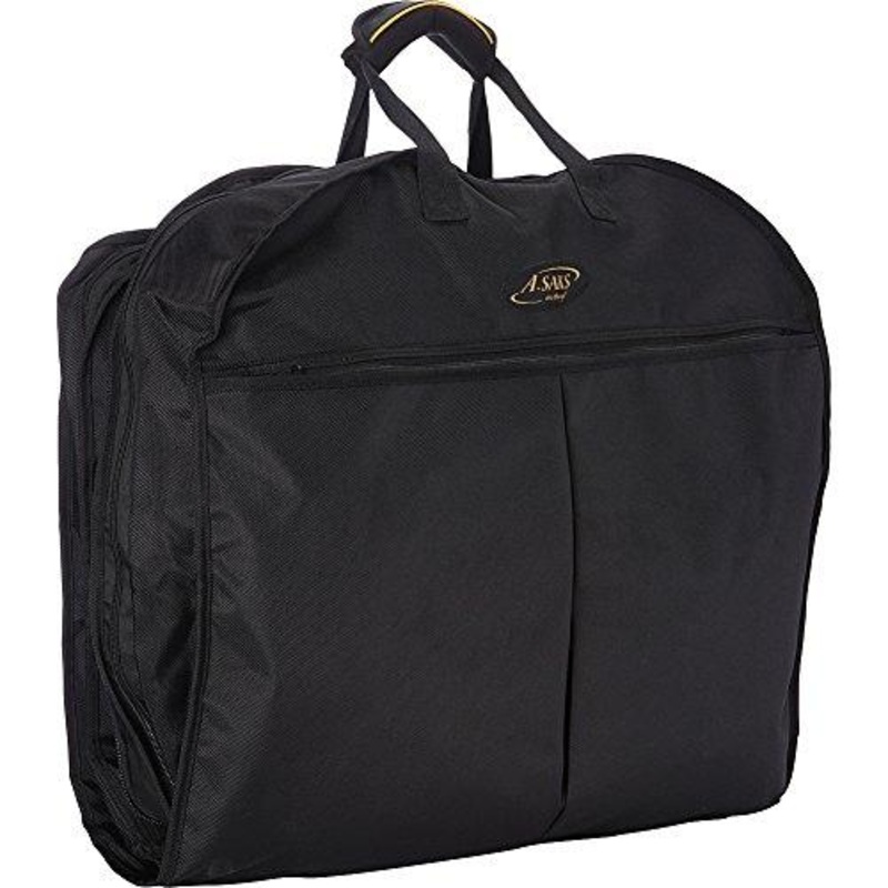 A. Saks Lightweight Ballistic Nylon Garment Cover (Black/Black)