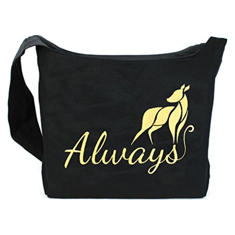 Dancing Participle Always Doe Embroidered Sling Bag