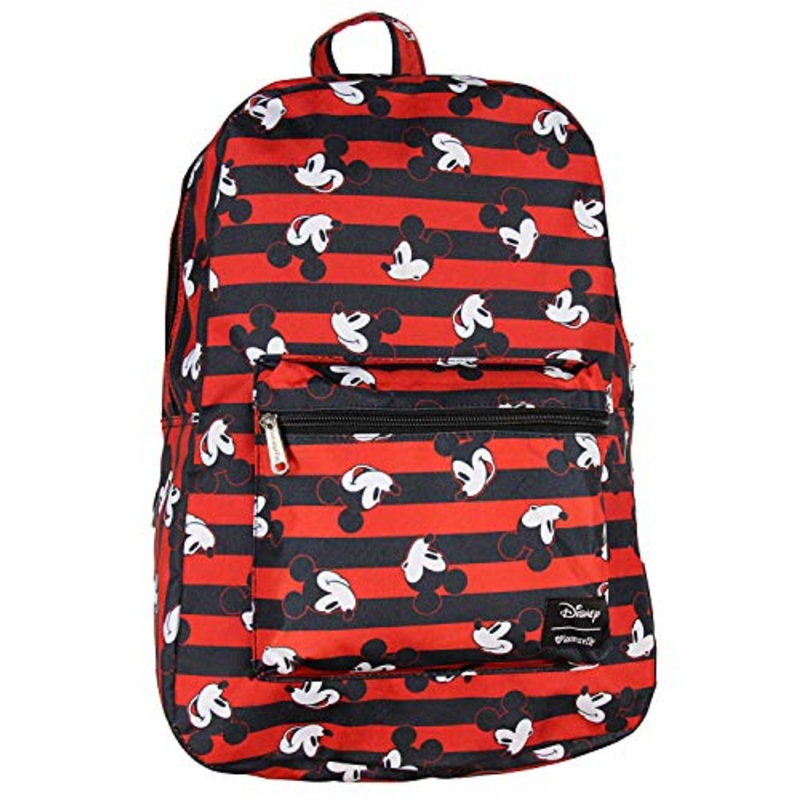 Disney Mickey Mouse Backpack Stripes Print