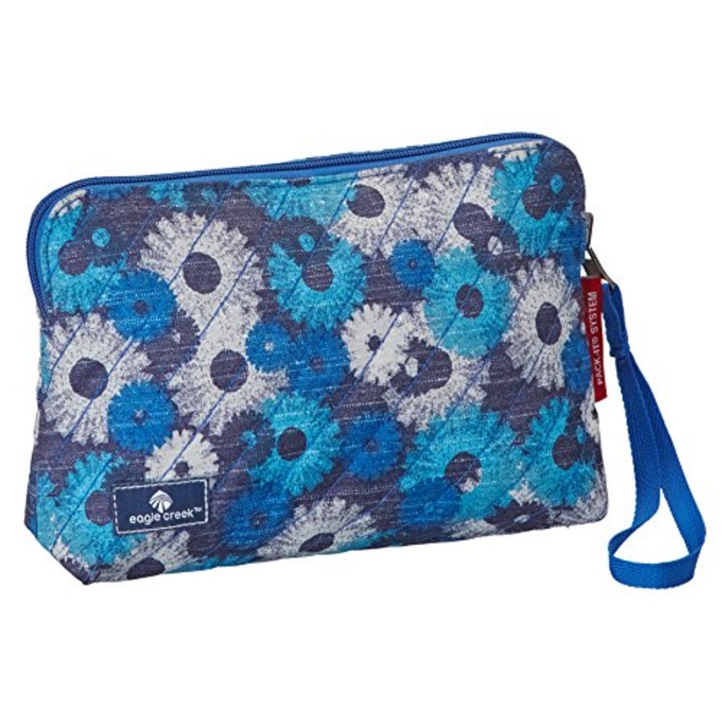 Eagle Creek Pack-It Original Quilted Reversible Wrist-S, Daisy Chain Blue