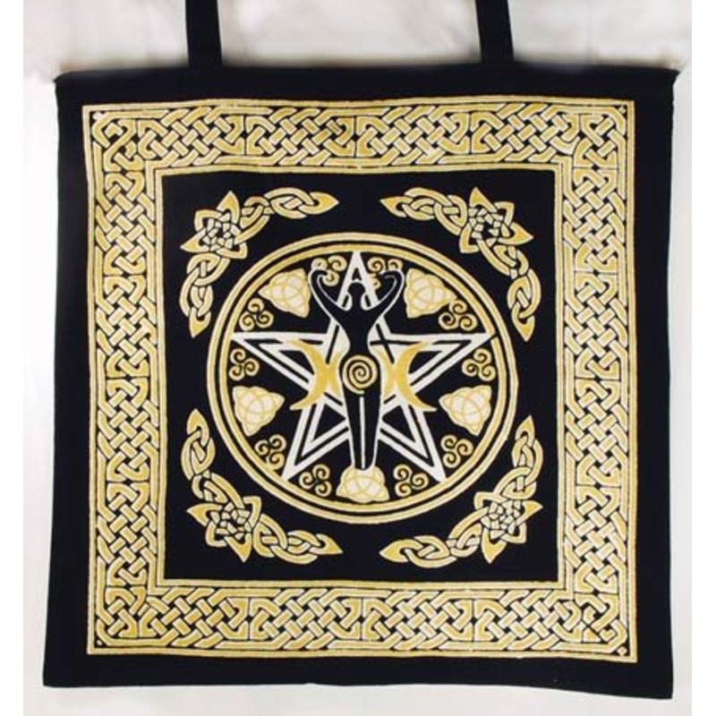 Pentagram Goddess Tote Bag *