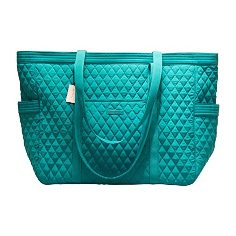 Vera Bradley Get Carried Away Tote, Peacock Blue