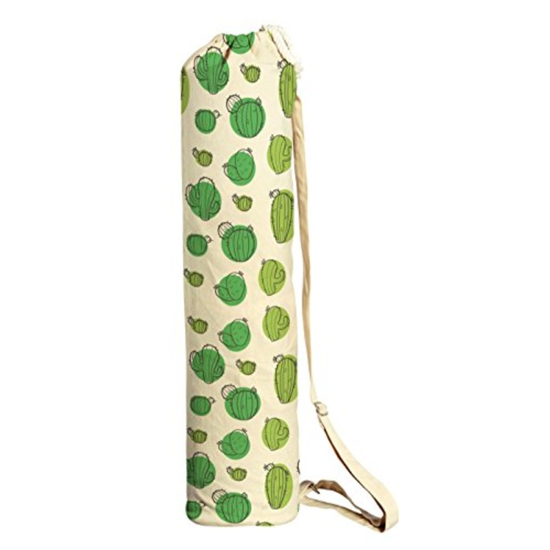 Cactus Abstract-9 Printed Canvas Yoga Mat Bags Carriers Was_41
