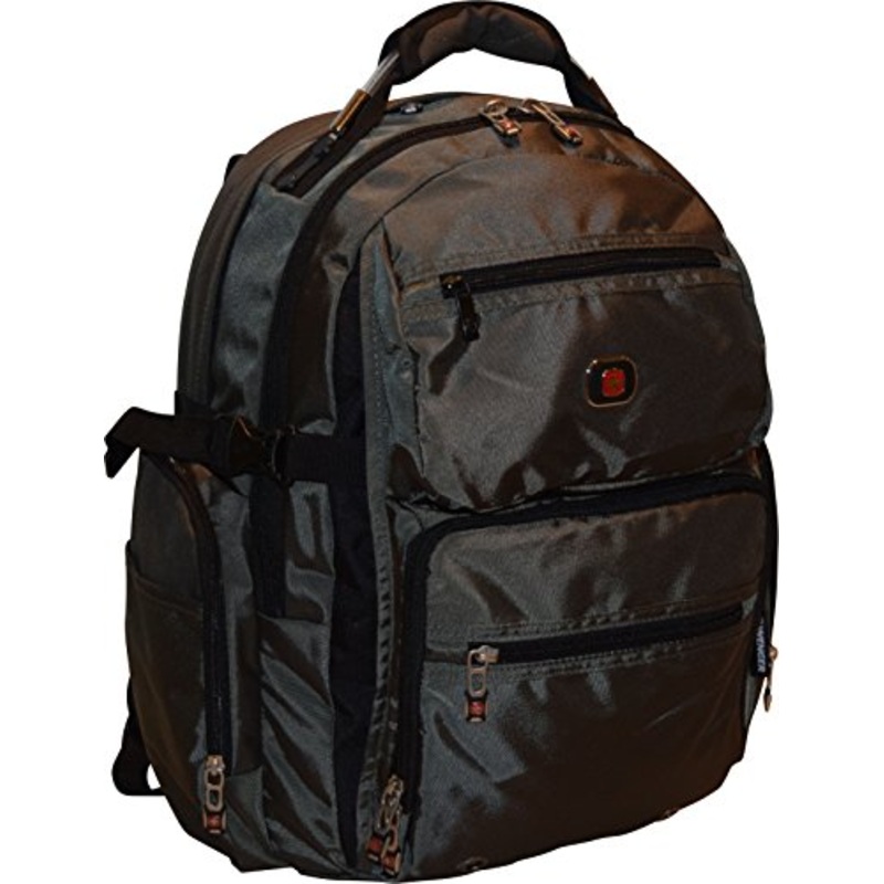 Swissgear Breaker 16" Laptop Backpack Travel School Bag Dark Olive