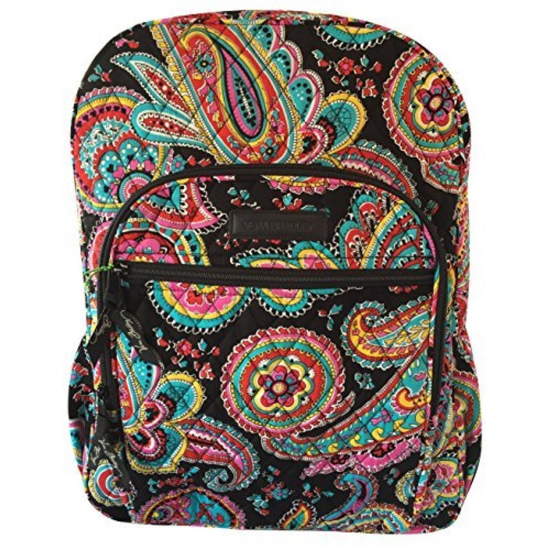 Vera Bradley Campus Backpack (Parisian Paisley/ Black Interior)