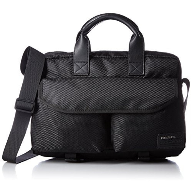 Diesel Men'S Close Ranks F-Close Brief Briefcase, Black