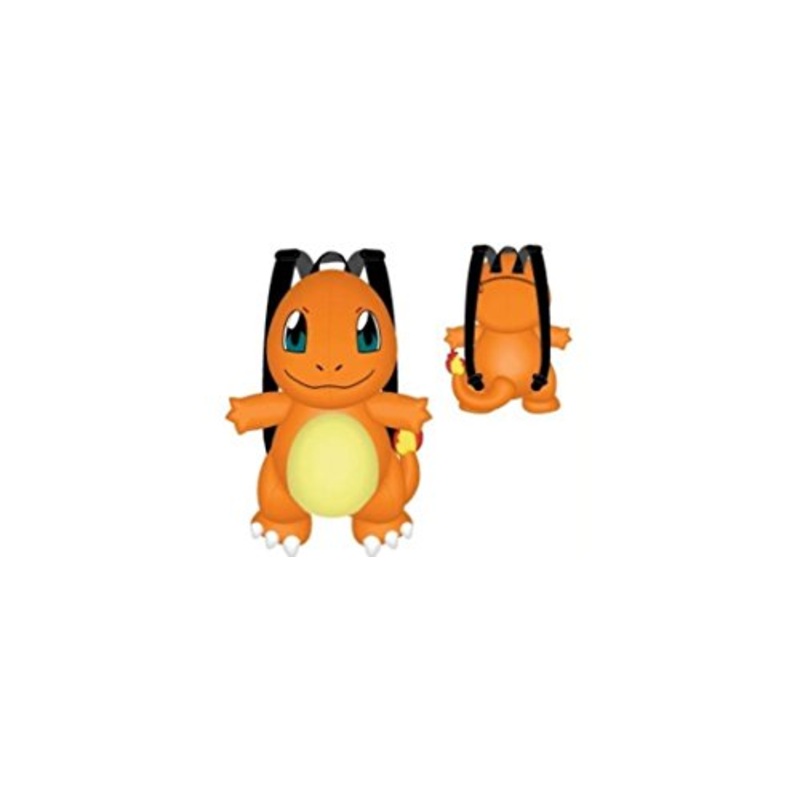 Pokemon Boys' Charmander Plush Backpack, Orange