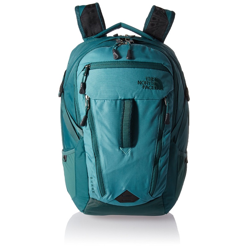 The North Face Women's Women's Surge Backpack Bristol Blue/Jasper Green One Size