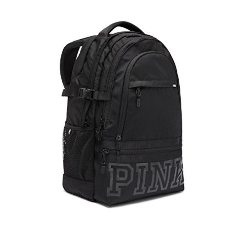 Victorias Secret Pink Collegiate Backpack New Color Black