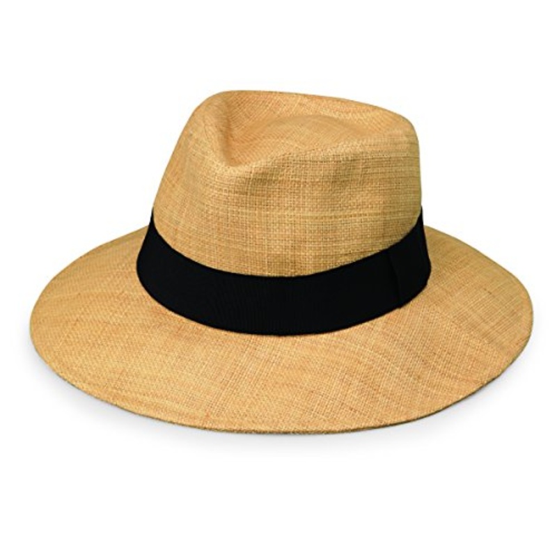 Wallaroo Women'S Morgan Sun Hat - Fine Raffia Weave - Upf50+, Natural