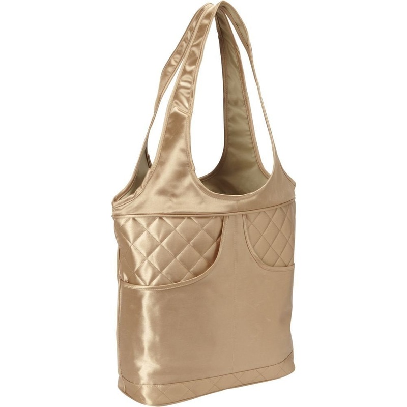 Bellino Women's Savvy Shoulder Tote, Gold