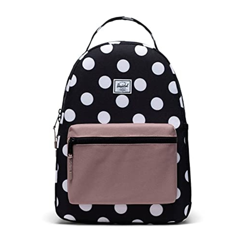Herschel Supply Co. Girl's Nova Backpack (Little Kids/Big Kids) Polka Dot Black/White/Ash Rose One Size