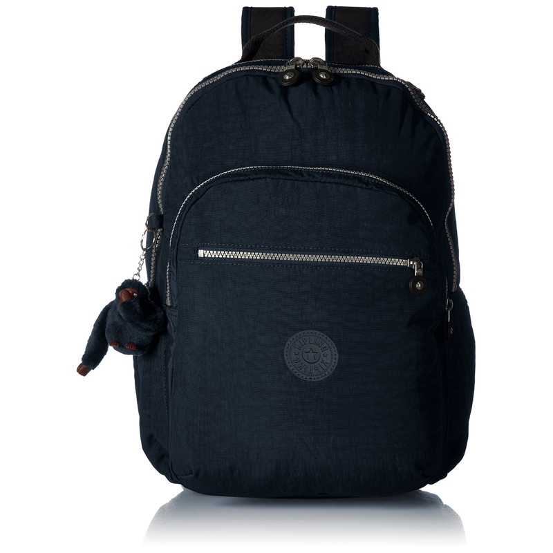 Kipling womens Seoul Go True Blue Laptop Backpack, true blue, One Size