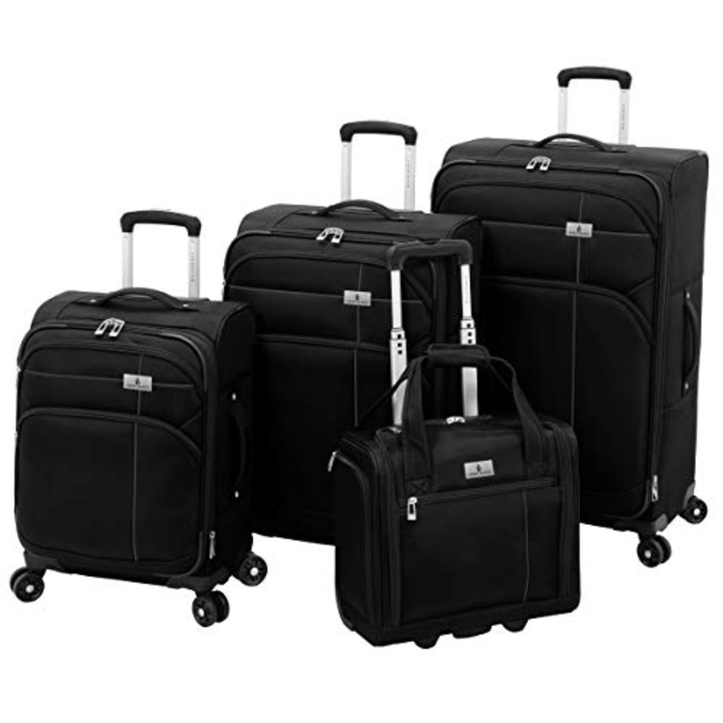London Fog Cranford 4 Piece Set, Black
