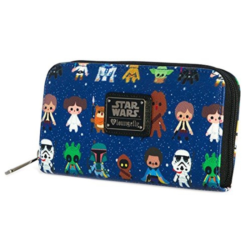 Loungefly Star Wars Baby All Over Print Zip Around Wallet
