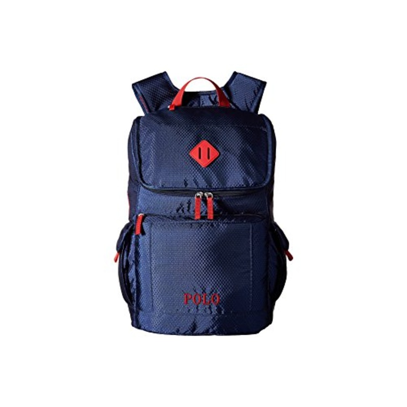Polo Ralph Lauren Children's Felixstow Backpack,Navy/Red,US
