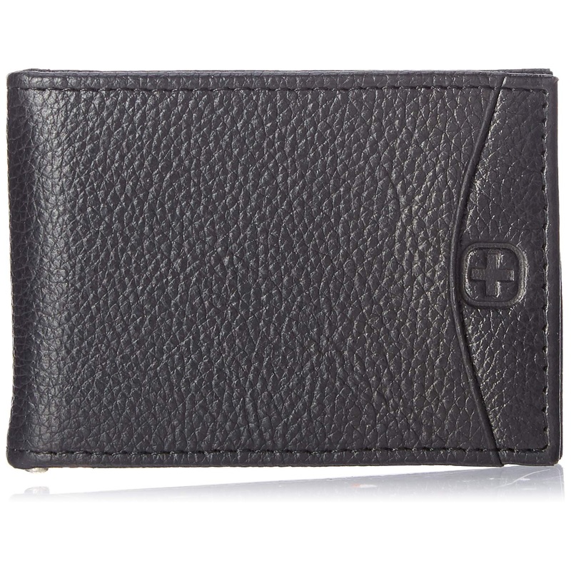 SwissGear Men's Slimfold Money Cip, Black