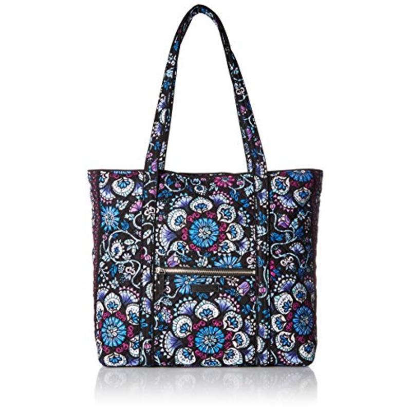 Vera Bradley Iconic Vera Tote, Signature Cotton, Bramble