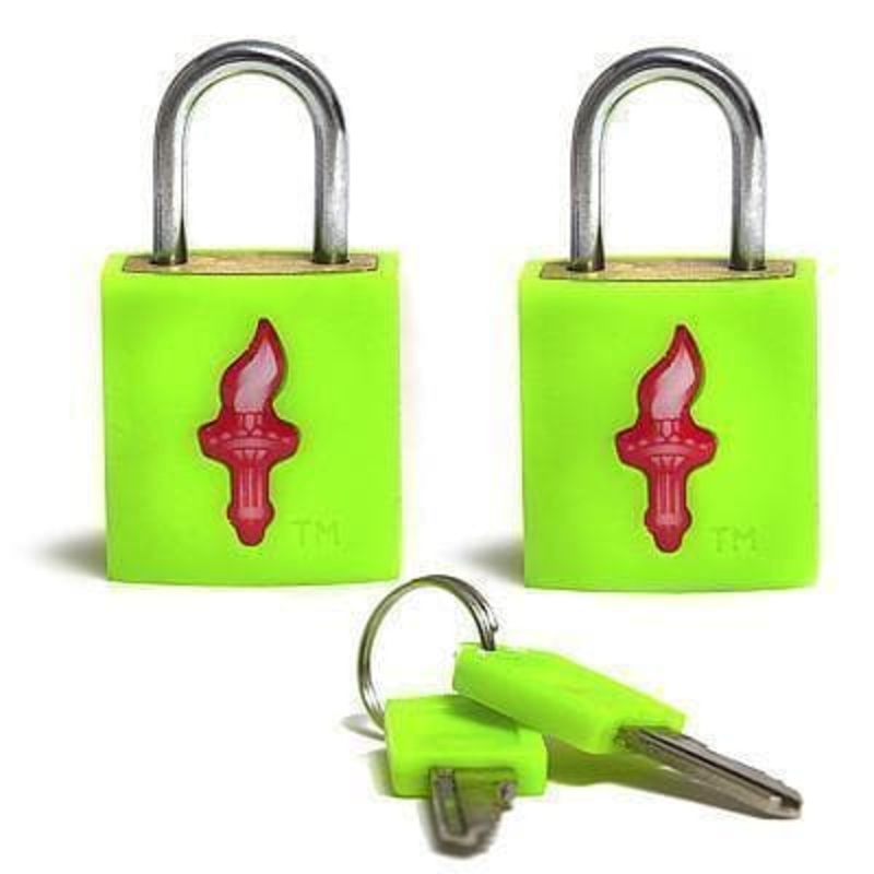 TSA Padlock - Double Pack - Neon Yellow