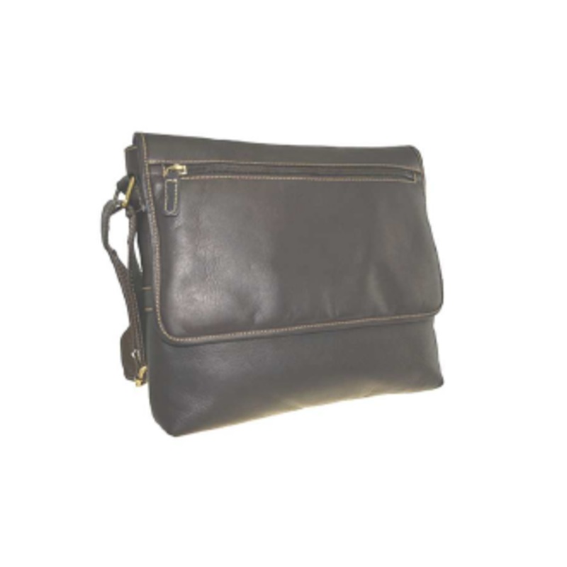Vaquetta Leather Small Messenger Bag