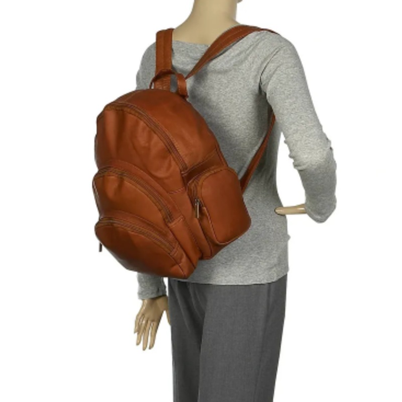 David King & Co. 322 Leather 322 Expandable Unlined Backpack