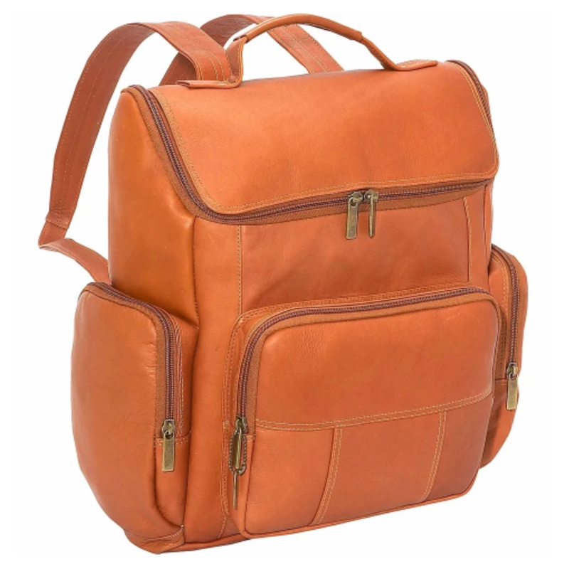 David King & Co. 334 Leather Women's Mid Size Zip Around Backpack