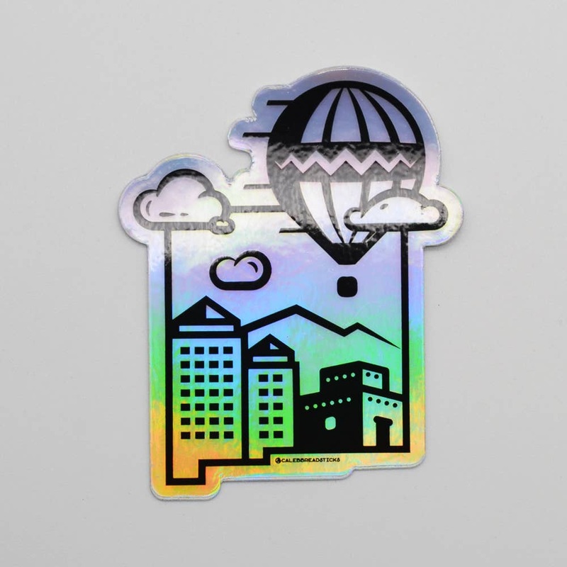 Metal the Brand - Albuquerque NM Legendary Holographic - Sticker- $4