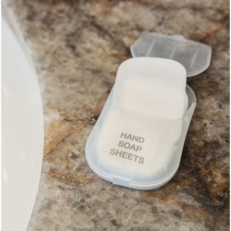 TRAVELON CLEAN HAND SOAP TOILETRY SHEETS 02091 White