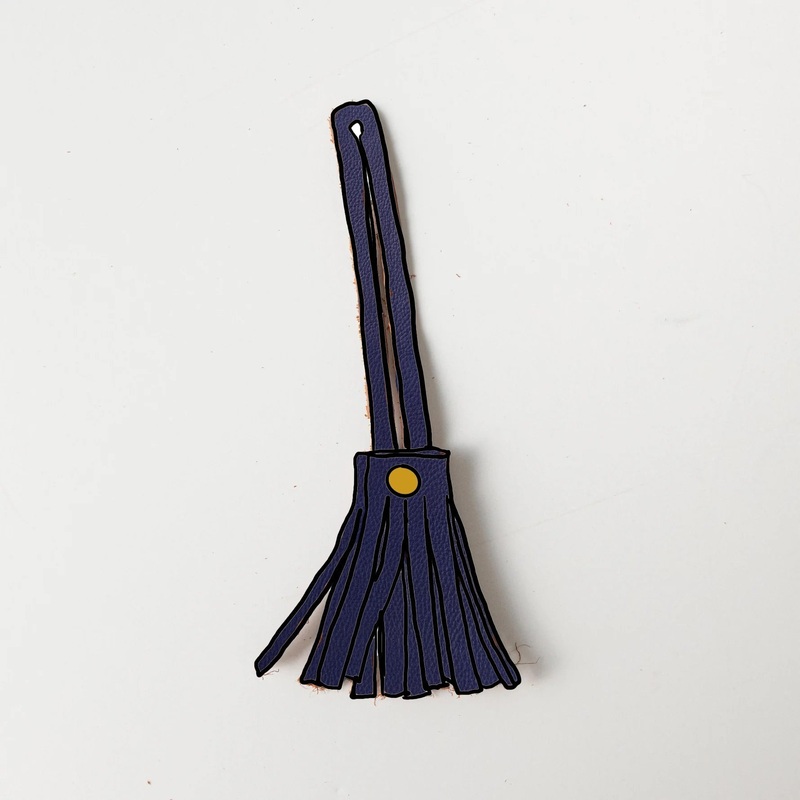 Violet Cypress Mini Tassel
