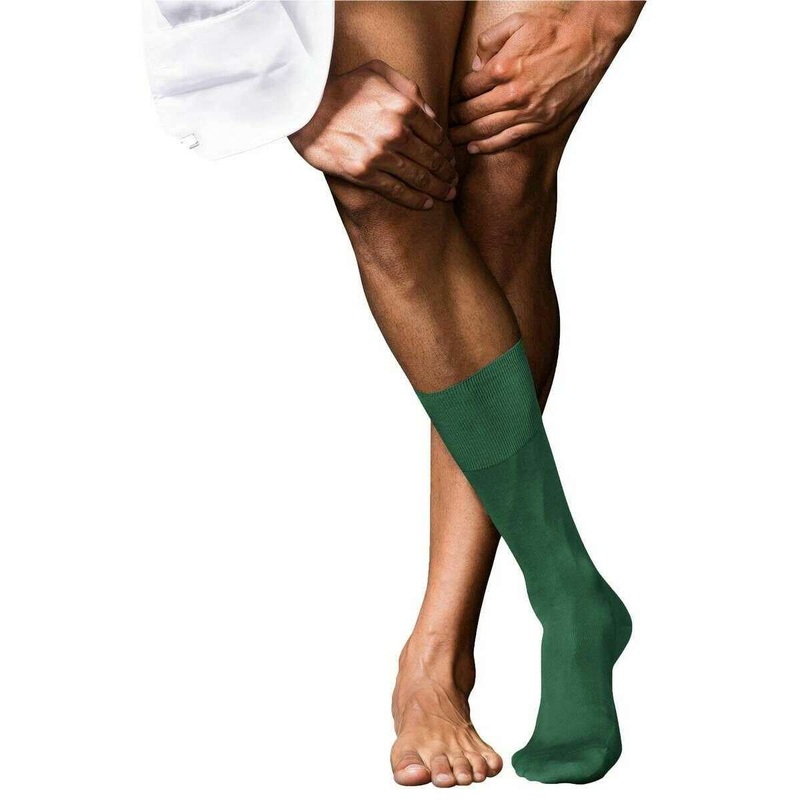 Falke No 9 Pure Fil dcosse Socks - Hunter Green
