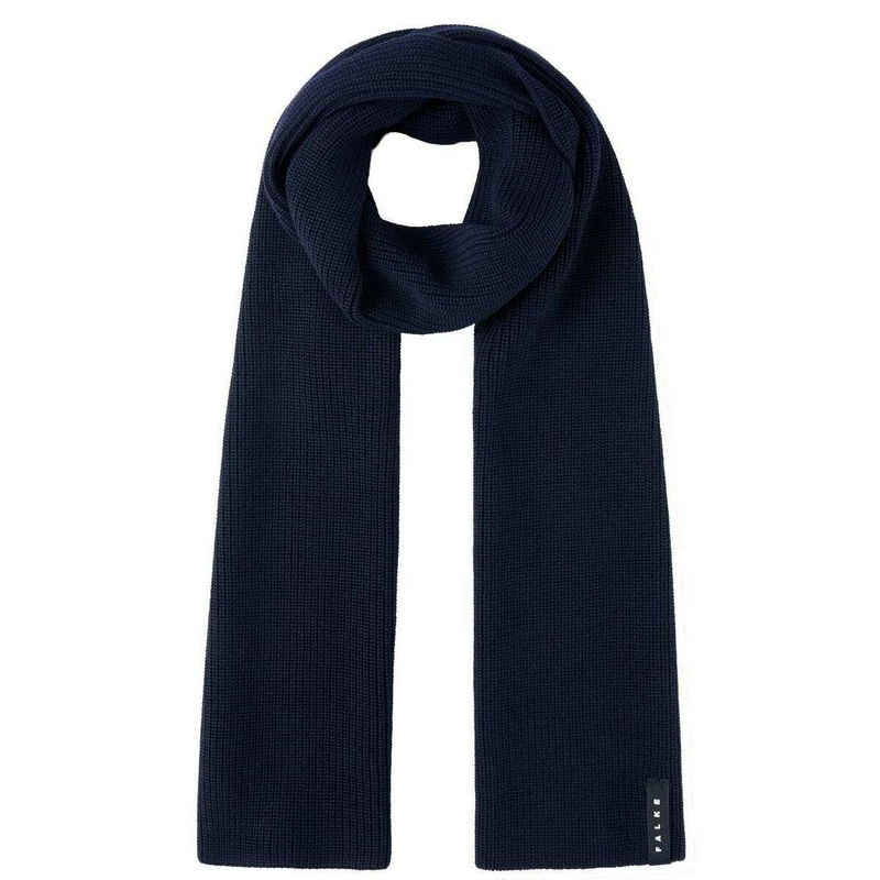 Falke Ultrafine Merino Wool Scarf - Space Blue