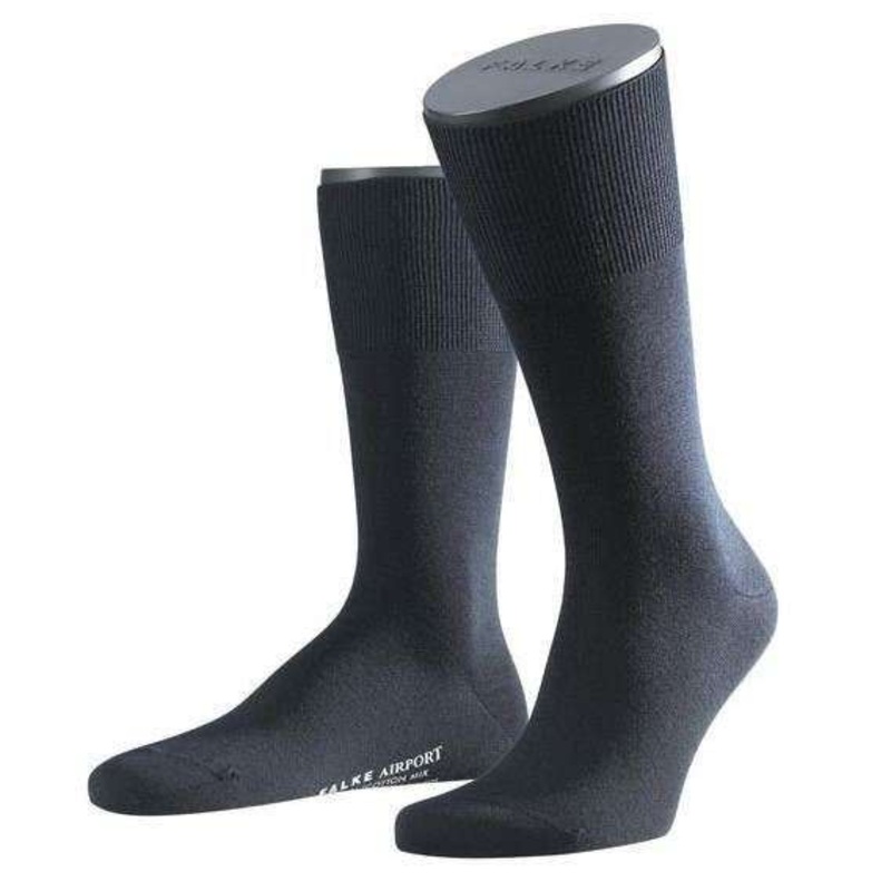 Falke Wool / Cotton Airport Socks - Navy/Blue