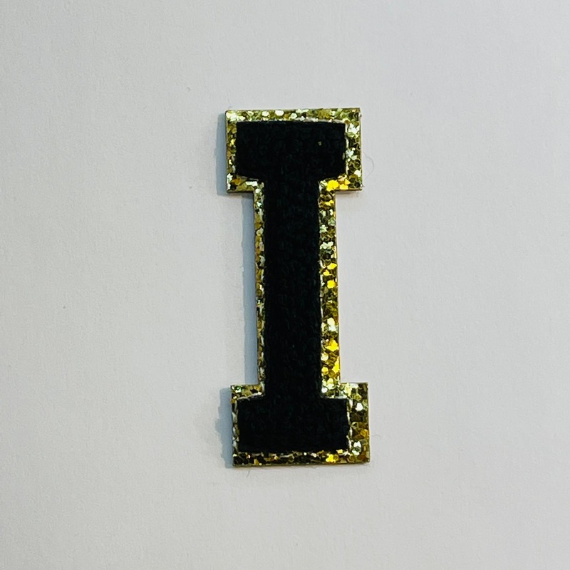 Varsity Letter Patch I - Black