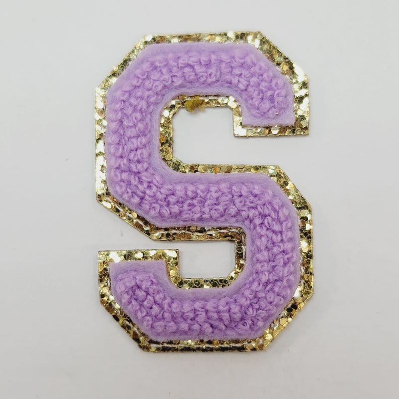 Varsity Letter Patch S - Lavender