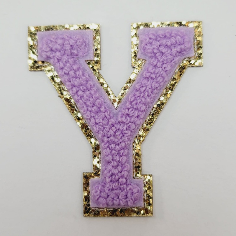 Varsity Letter Patch Y - Lavender