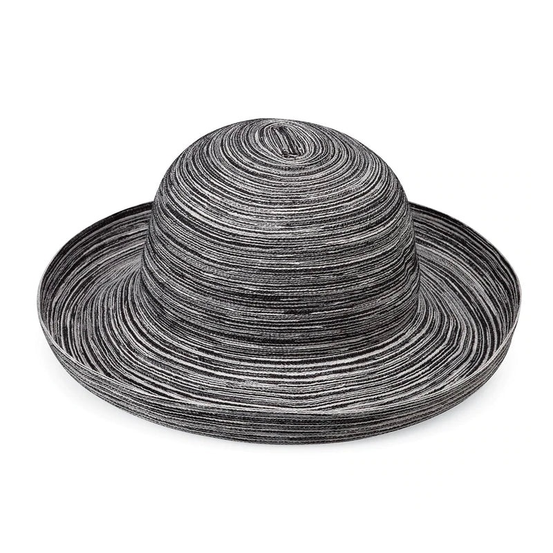 Wallaroo Sydney Packable Sun Hat UPF 30+ - Black/White