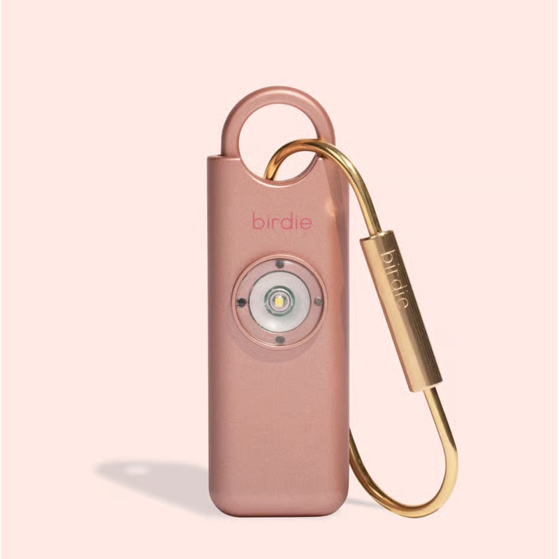She's Birdie Personal Safety Alarm - Metallic Rose