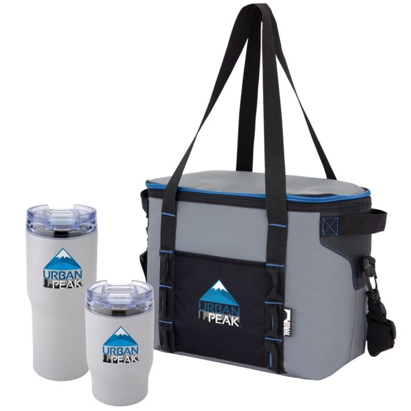 Urban Peak Tumbler & 12 Can Hinge Cooler Gift Set