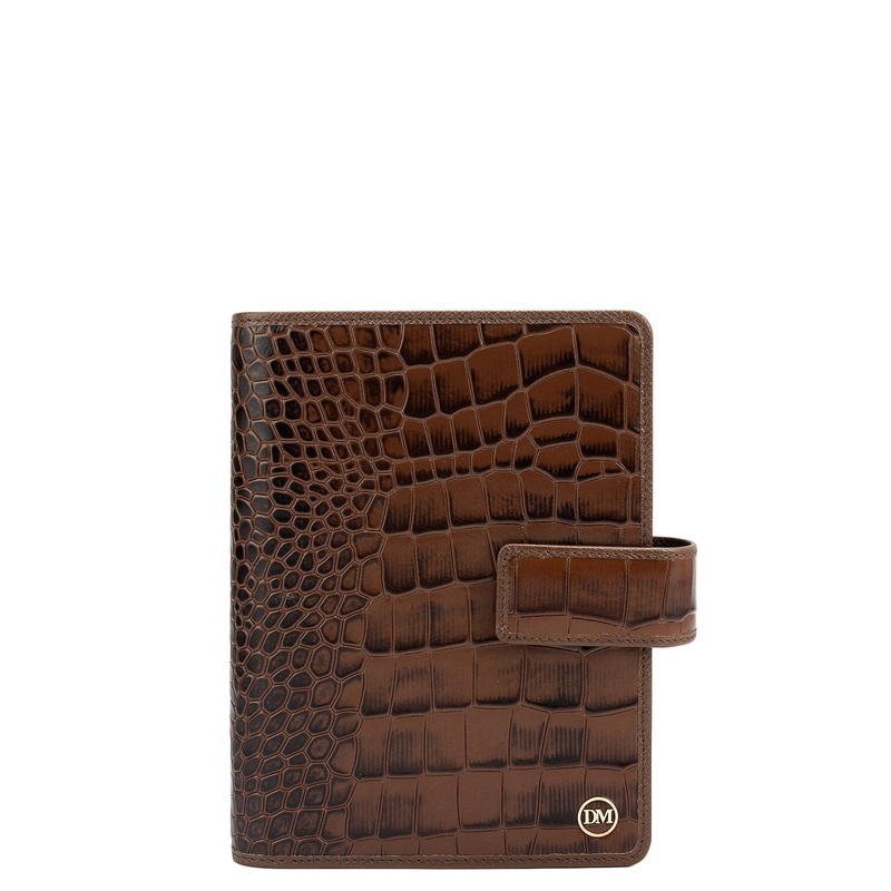 Croco Leather Filo Fax - Date