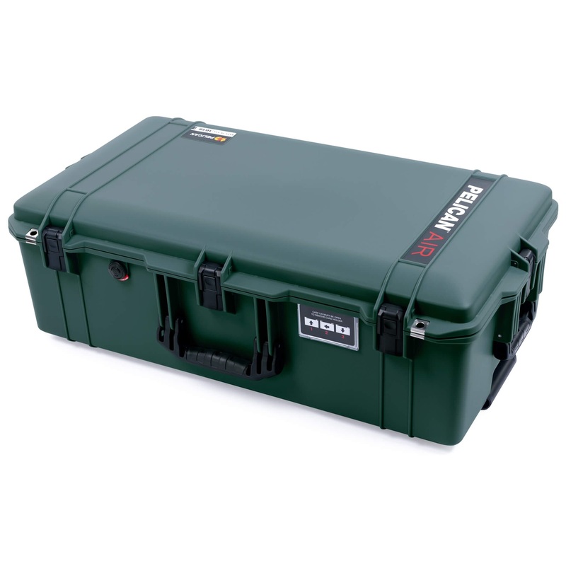 Pelican 1615 Air Case, Trekking Green with Black Handles & Latches