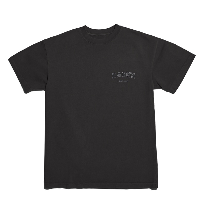 Varsity Logo T-shirt in Onyx, Medium
