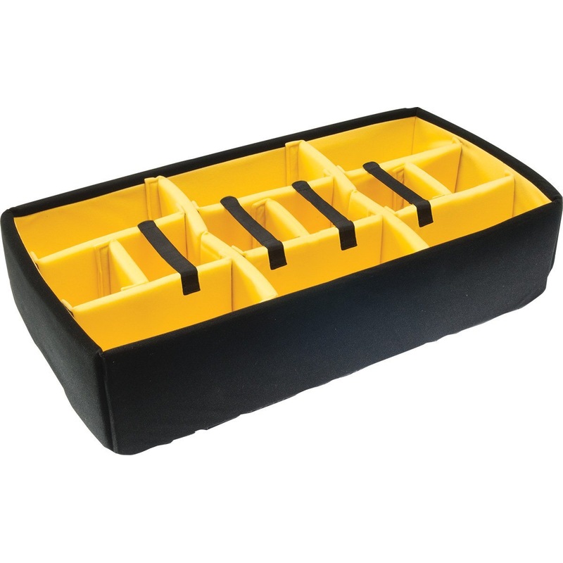 Yellow Pelican 1615 Air Microfiber Dividers & lid foam.