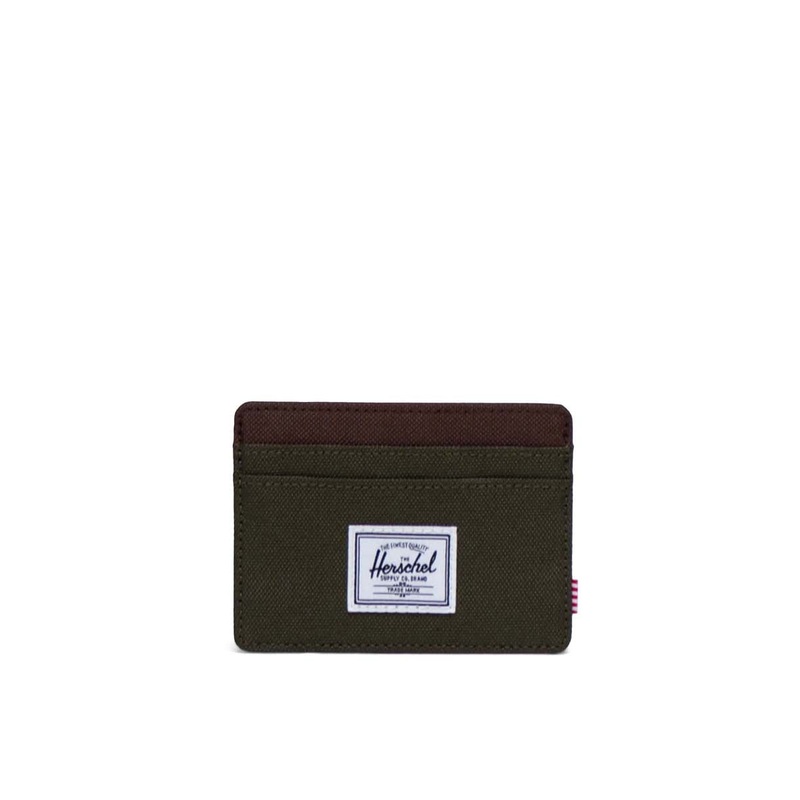 Herschel Charlie Cardholder - Ivy Green/Chicory Coffee